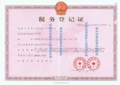 蘇通廣告稅務(wù)登記證