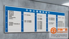 樓層索引指示標識牌制作