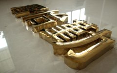 鈦金字制作好了要正確精準的安裝到位才完美