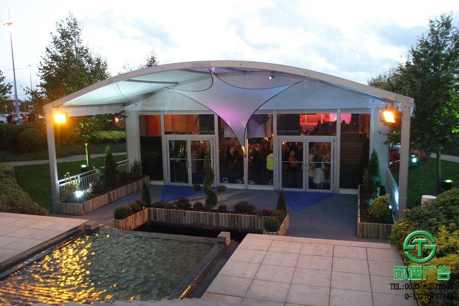 歐式帳篷搭建現場展示圖