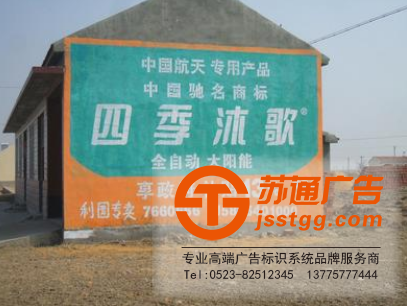 墻體廣告-墻體廣告設(shè)計(jì)-墻體廣告定制選擇蘇通為您提供一站式服務(wù)