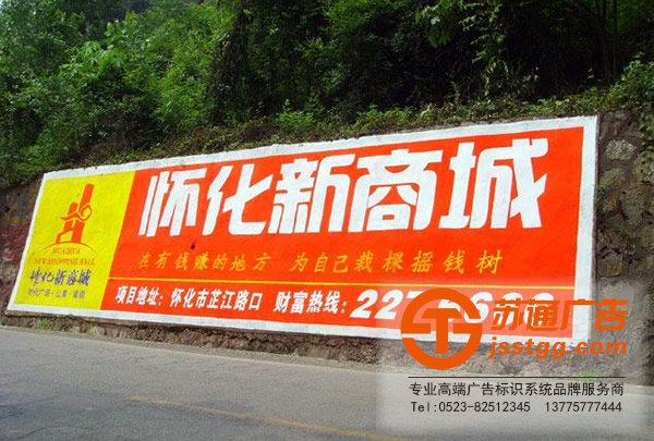 墻體廣告有其獨(dú)特的設(shè)計(jì)思路占領(lǐng)了市場(chǎng)的份額