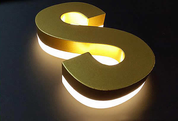 背發(fā)光字制作公司