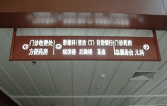 [標識牌]-醫院標識牌-醫院索引導視牌[設計制作加工]