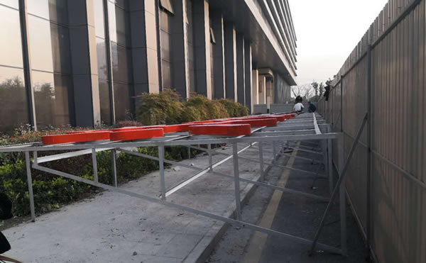 洋光里全球購樓頂墻體發光字精神堡壘制作安裝 洋光里全球購樓頂墻體發光字精神堡壘制作安裝