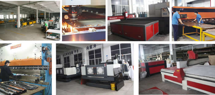 廠家及生產設備  鈑金加工車間